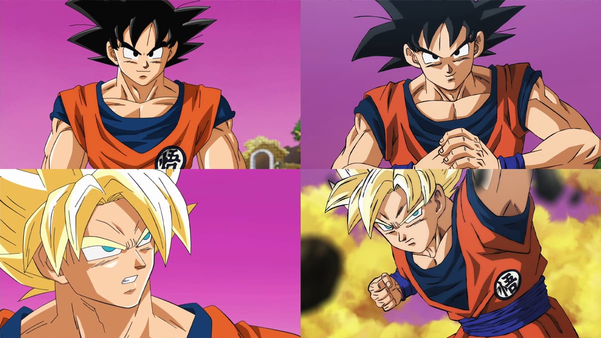 Dragon Ball Super Beerus comparación mejor animación