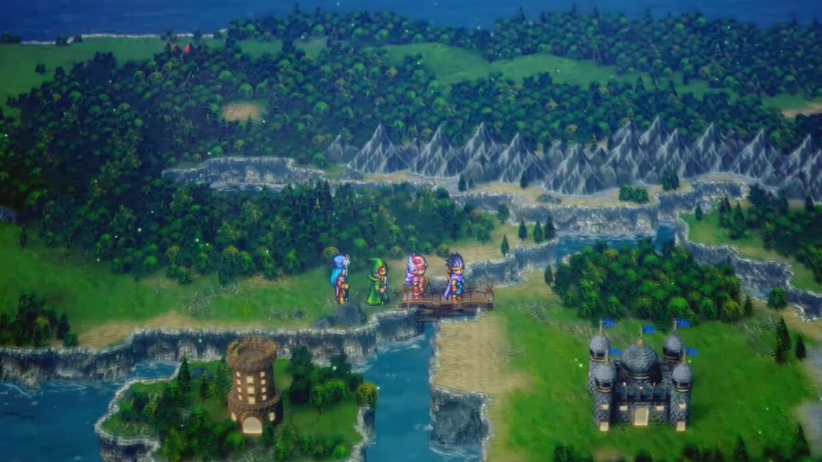 Dragon Quest III tendrá una nueva versión al estilo Octopath Traveler