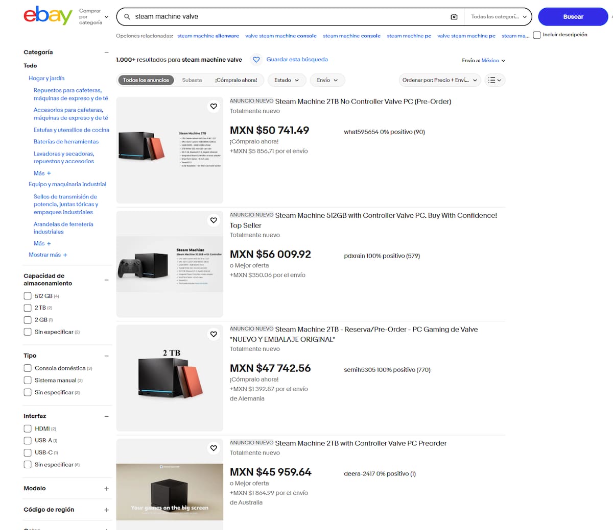 Ebay Steam Machine