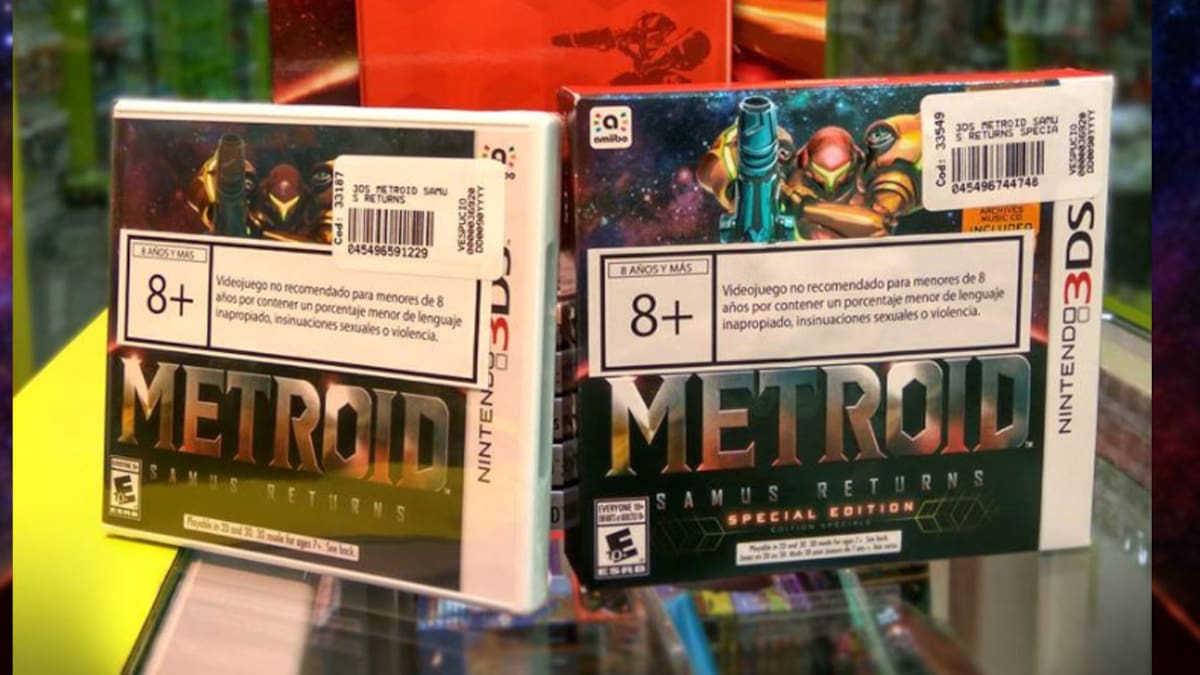 Edición Especial del juego viene con sticker puesto directo en su caja de cartón
