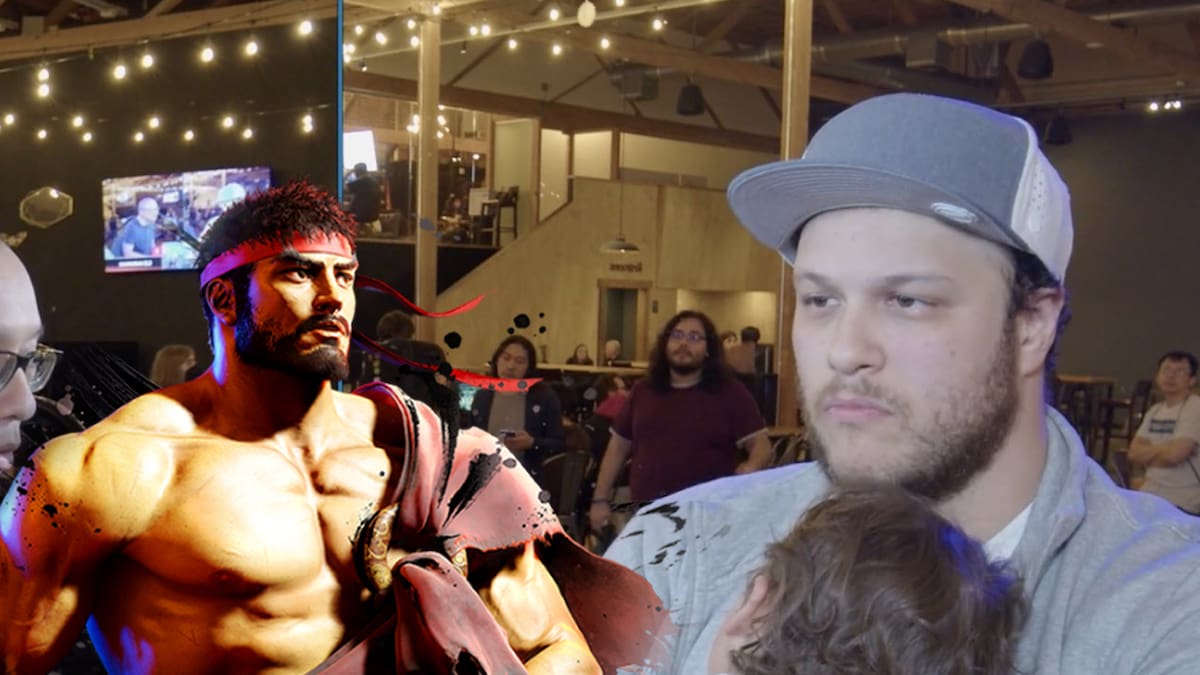 Eduardo “PR Balrog” Pérez sostuvo a su hijo mientras jugaba la gran final