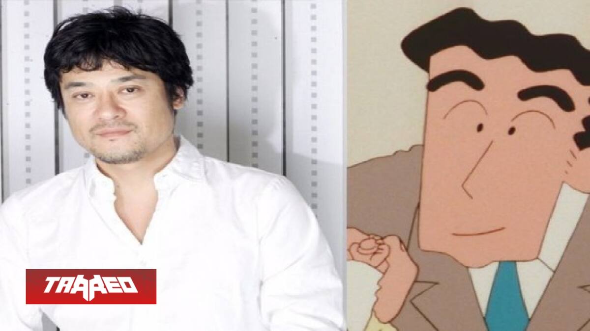 El actor dio voz a Reno y a Hiroshi Noara, el padre de Shin-Chan