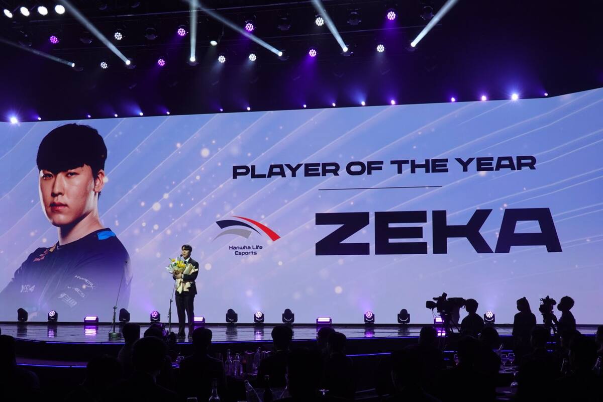 Zeka cierra temporada histórica como jugador del año de la LCK