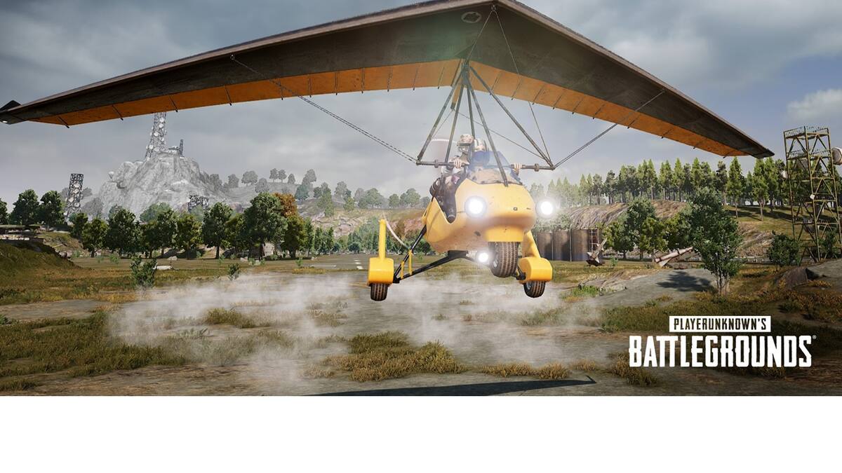 El Ala Delta con motor formó parte de PUBG Labs