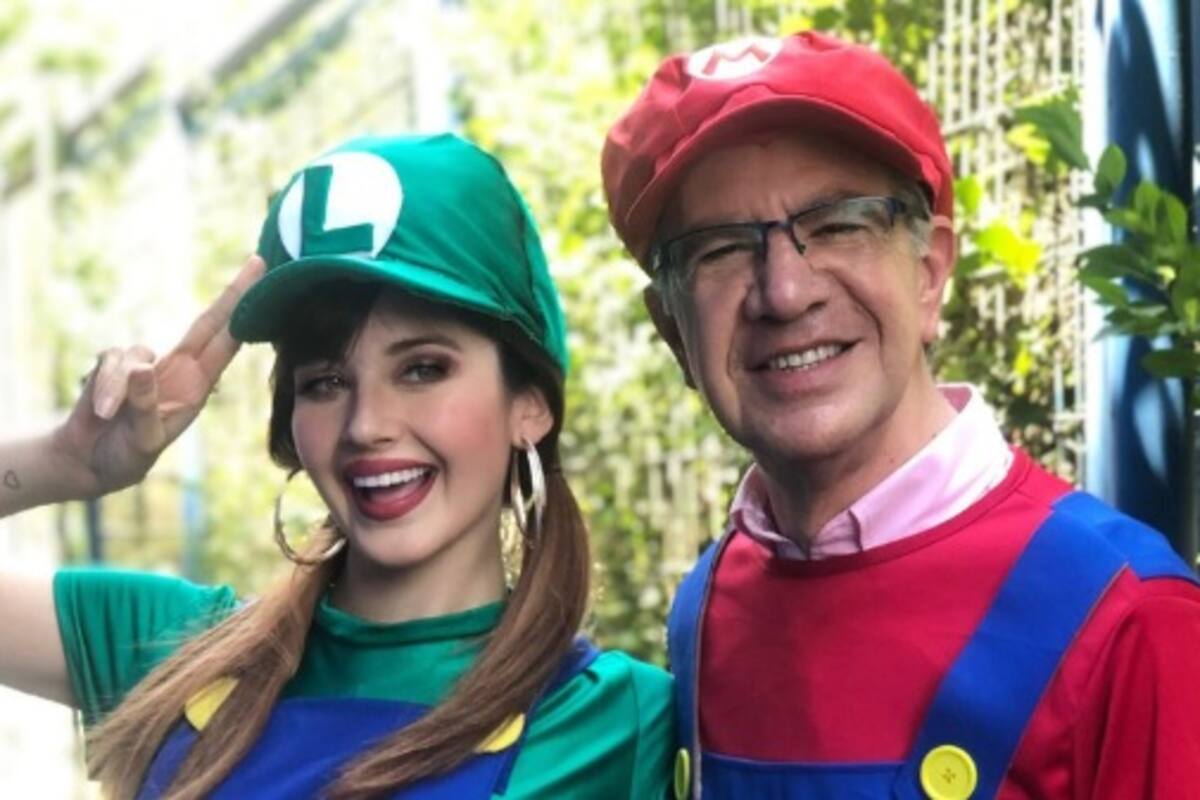 Lavín asistió a la GamerTón con cosplay de Mario