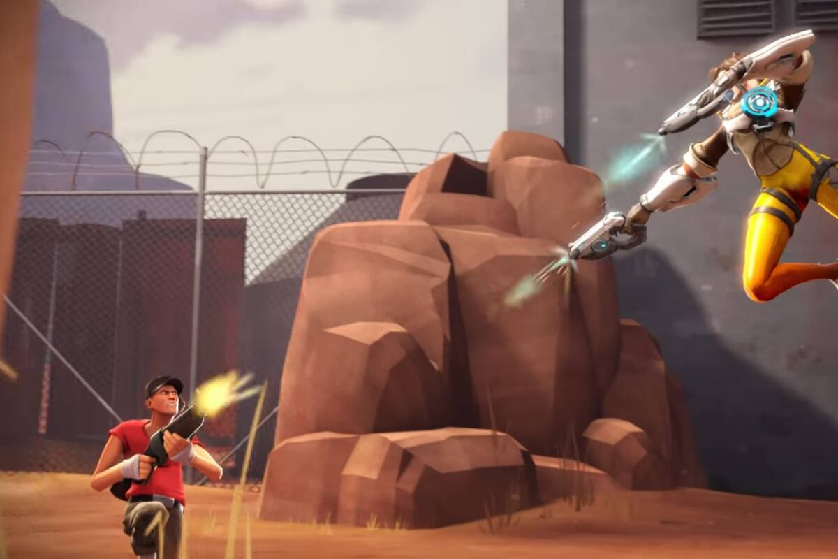 Team Fortress 2 y Overwatch se enfrentan en divertido corto animado