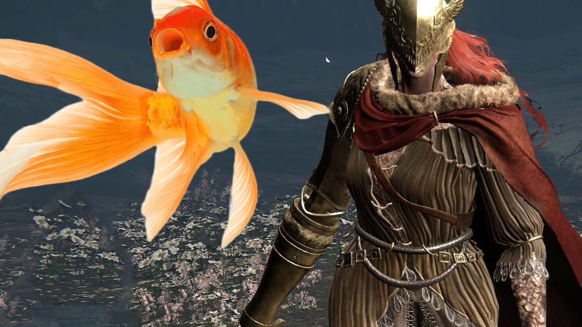 El animal acuático “juega” al título de FromSoftware gracias a un dispositivo especial