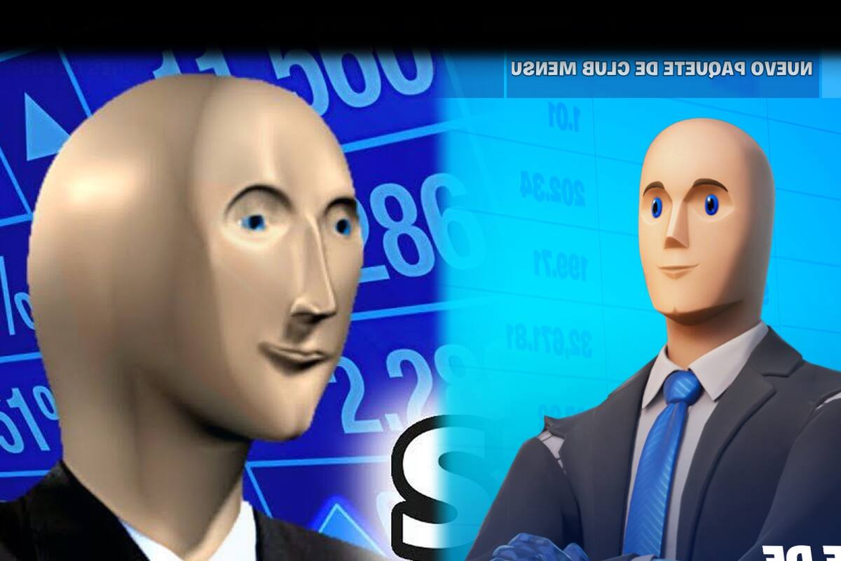 No es broma: el meme Stonks es un nuevo skin para Fortnite