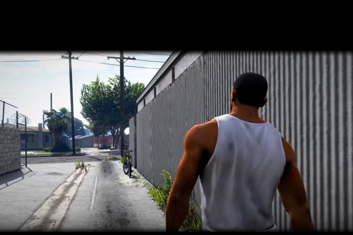Fan imagina un remake de GTA: San Andreas exclusivo para PS5 y luce increíble