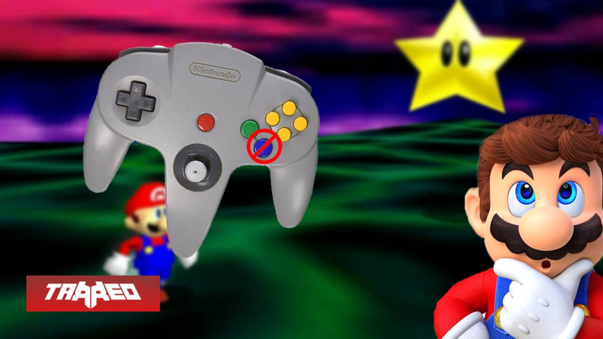 El botón A en Super Mario 64 es fundamental , siendo uno de los comandos más utilizados durante el juego