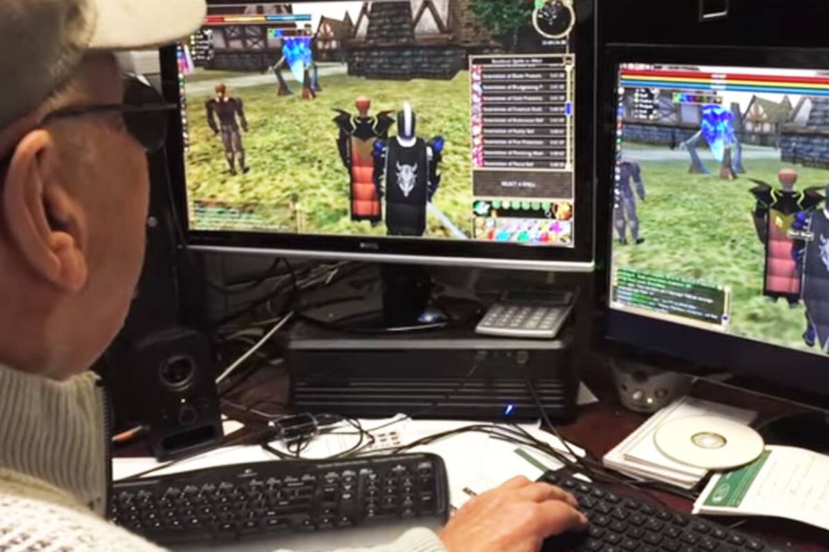 Este abuelo gamer se despide de MMO que juega hace 18 años