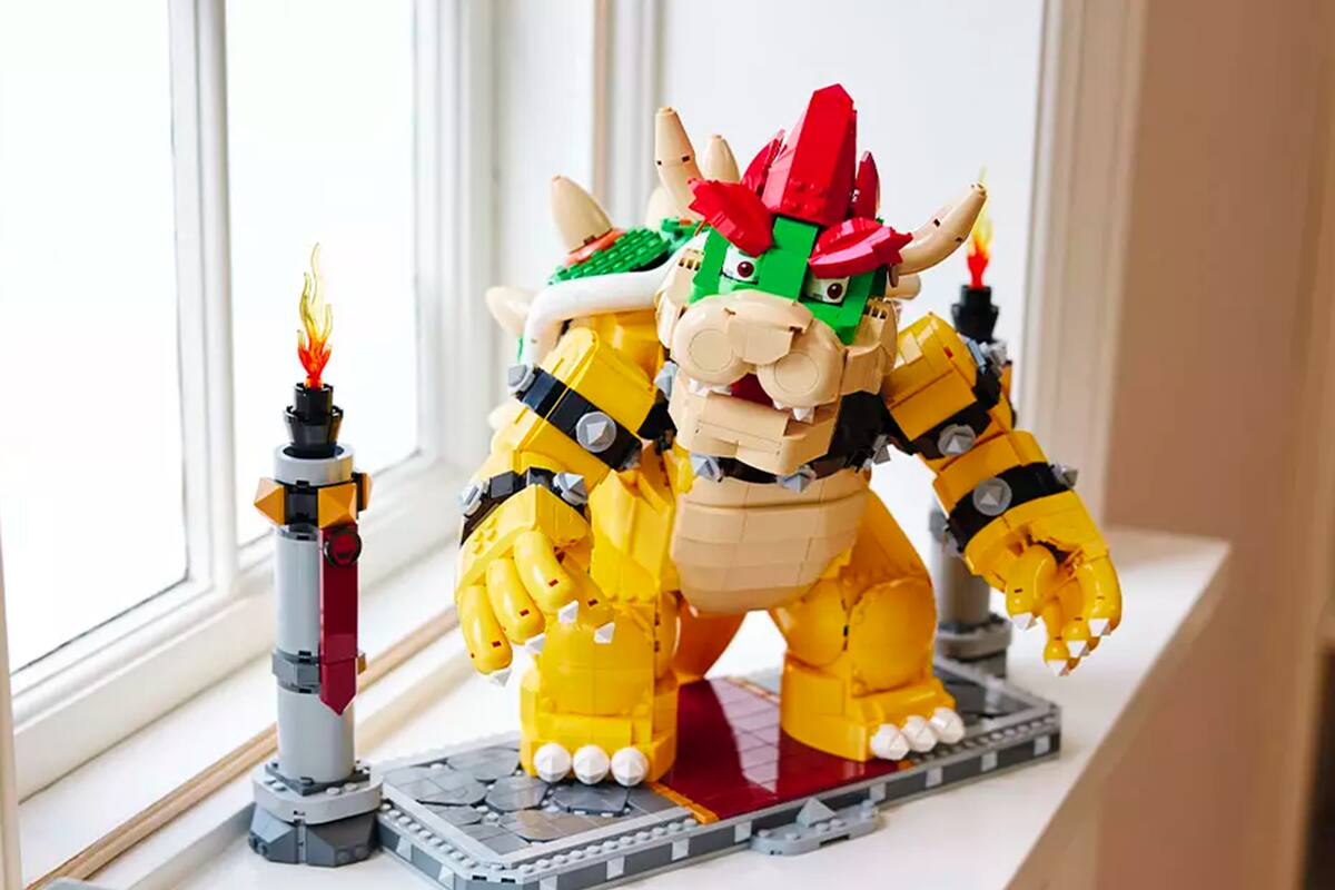 ¿Cómo se construye el set LEGO de Bowser? Aquí te lo mostramos