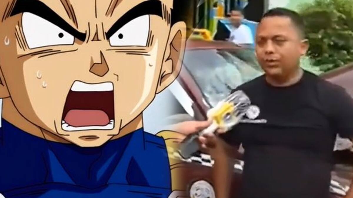 El conductor del vehículo culpó al príncipe de los Saiyajin por la carambola que provocó