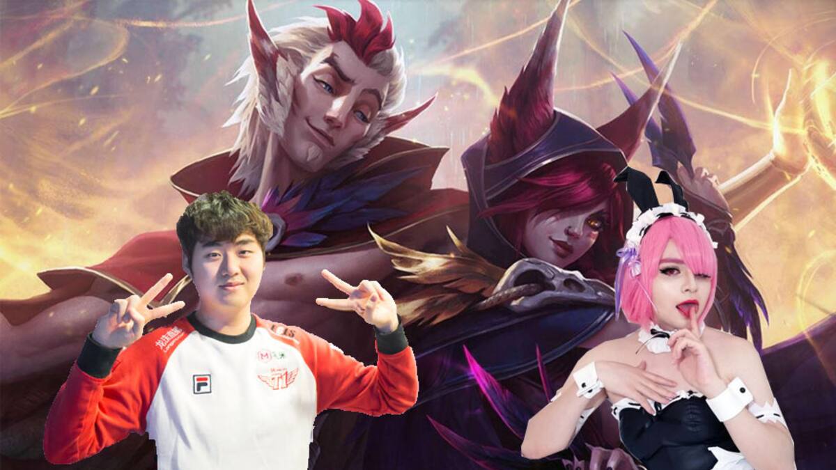 El cosplay sería de Xayah y Rakan, ¡adivinemos quién sería quién!