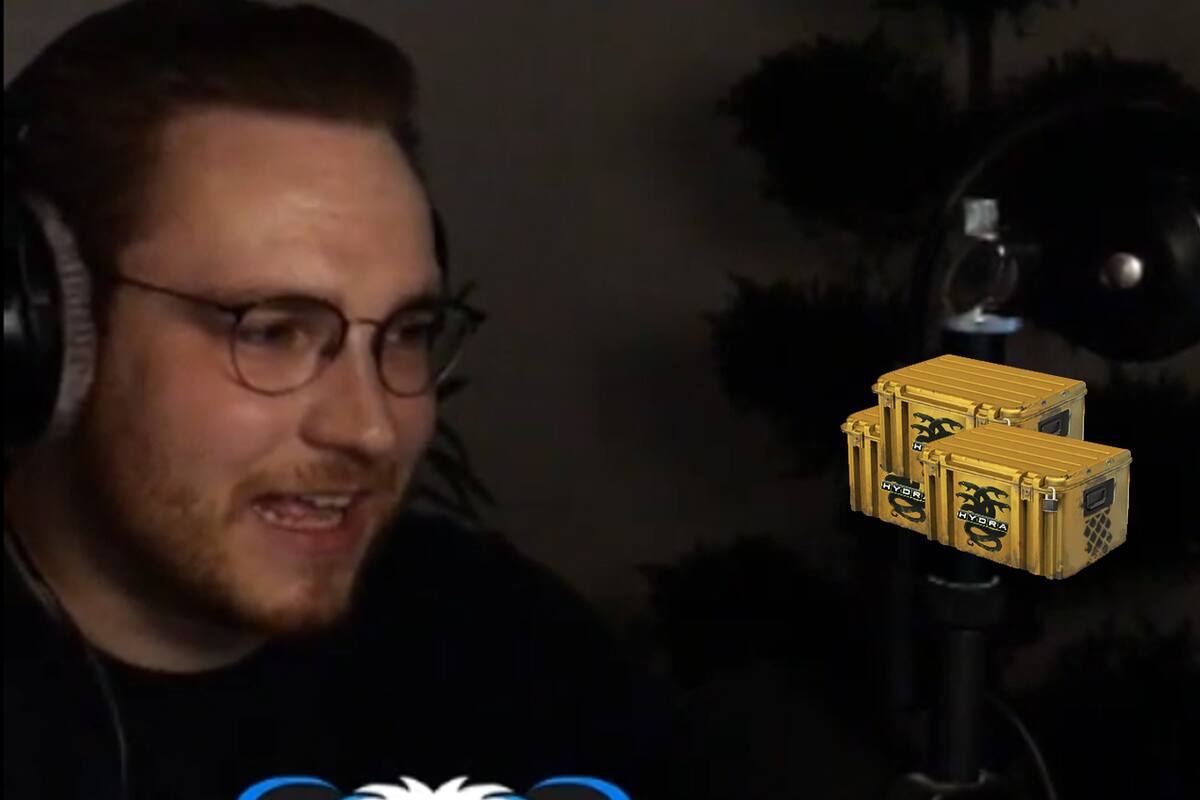 Streamer recibe la donación más grande en la historia de Twitch, pero en forma de cajas de CS:GO