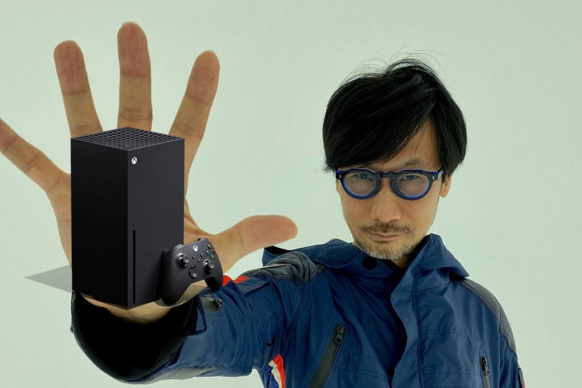 Hideo Kojima presume el Xbox especial que le regaló cineasta de Wonka