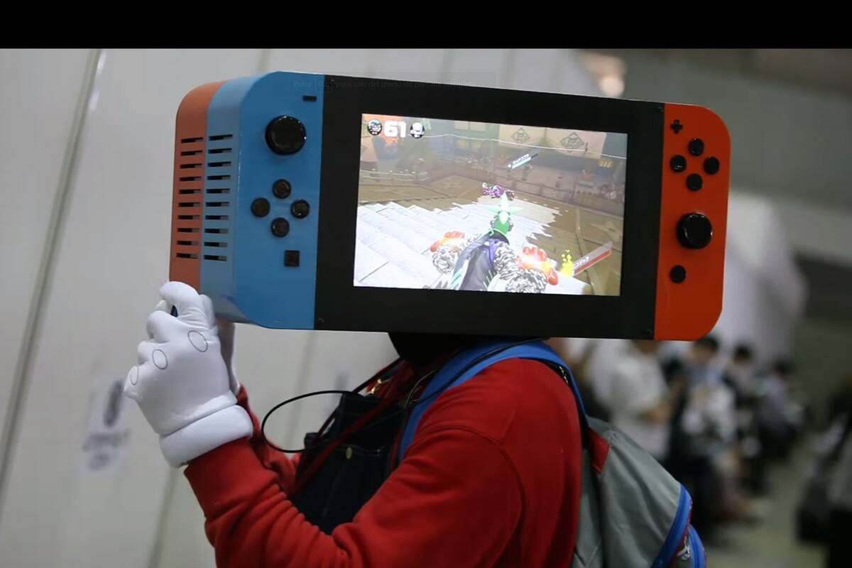 Cosplayer sorprende al mundo al disfrazarse de Nintendo Switch