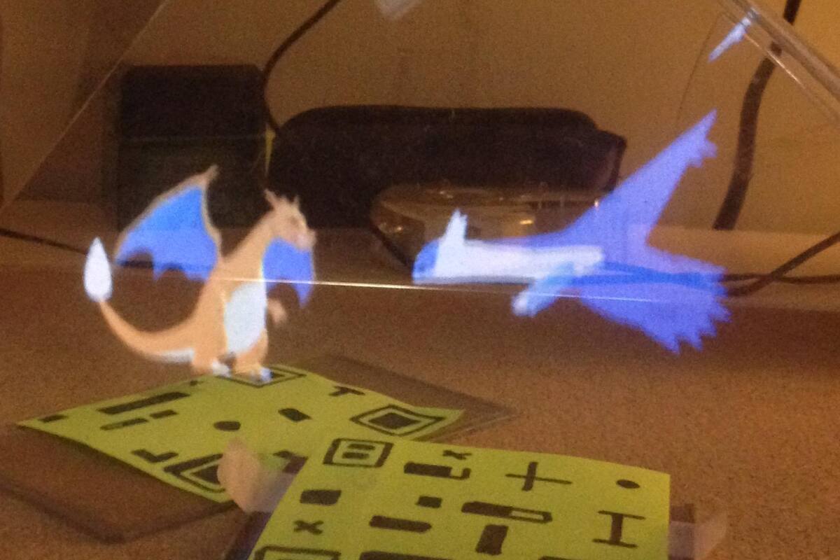 Fan crea asombrosas proyecciones holográficas de Pokémon