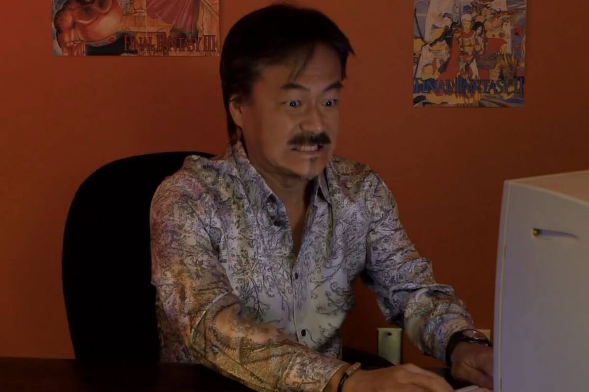 Hironobu Sakaguchi colabora con Mega64 en parodia