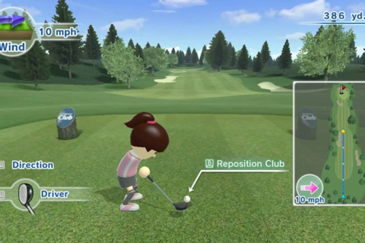 Ya está disponible el golf en Wii Sports Club