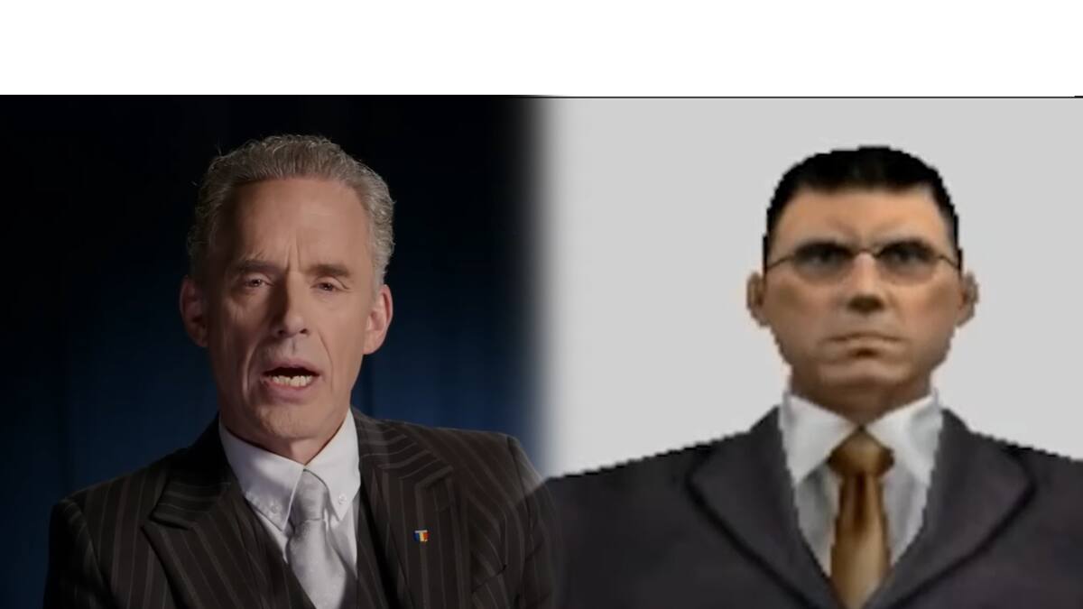 El discurso “transfóbico” de Jordan Peterson llegó a juegos como Half-Life y Metal Gear Solid