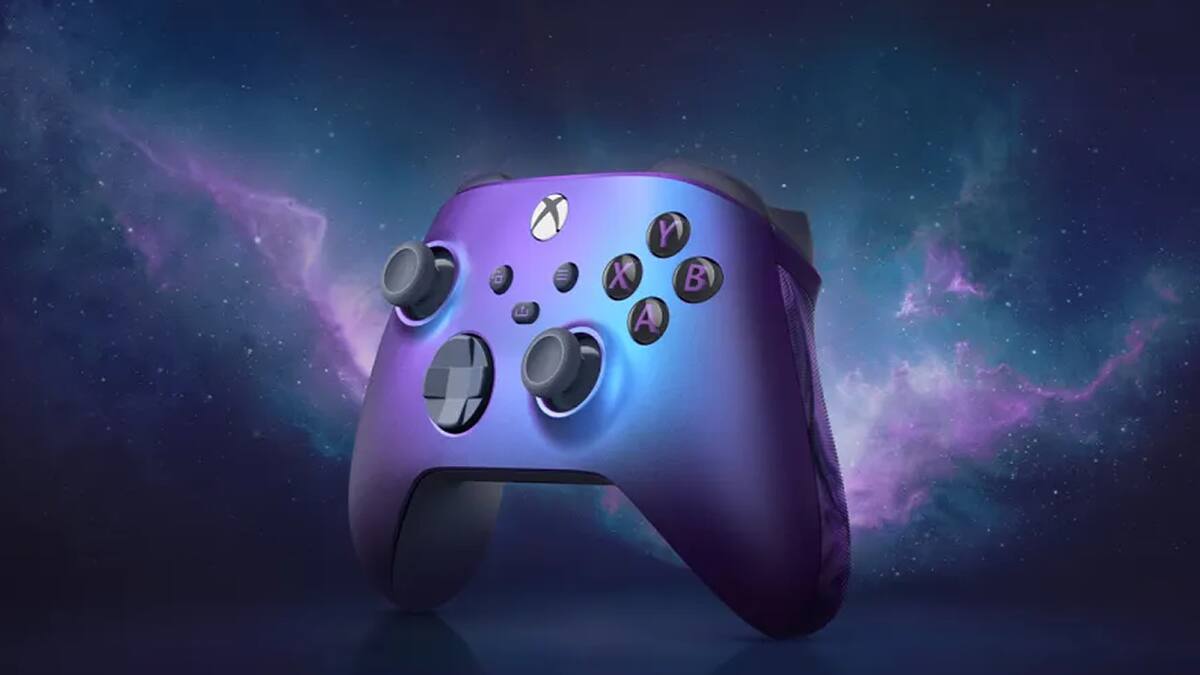 El diseño del mando Stellar Shift está inspirado en el espacio