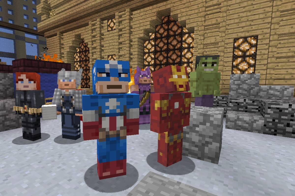 Skins de los Avengers llegarán a Minecraft: Xbox 360 Edition