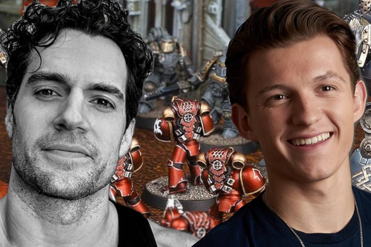 Henry Cavill explica en TV qué es Warhammer y Tom Holland quiere jugar con él