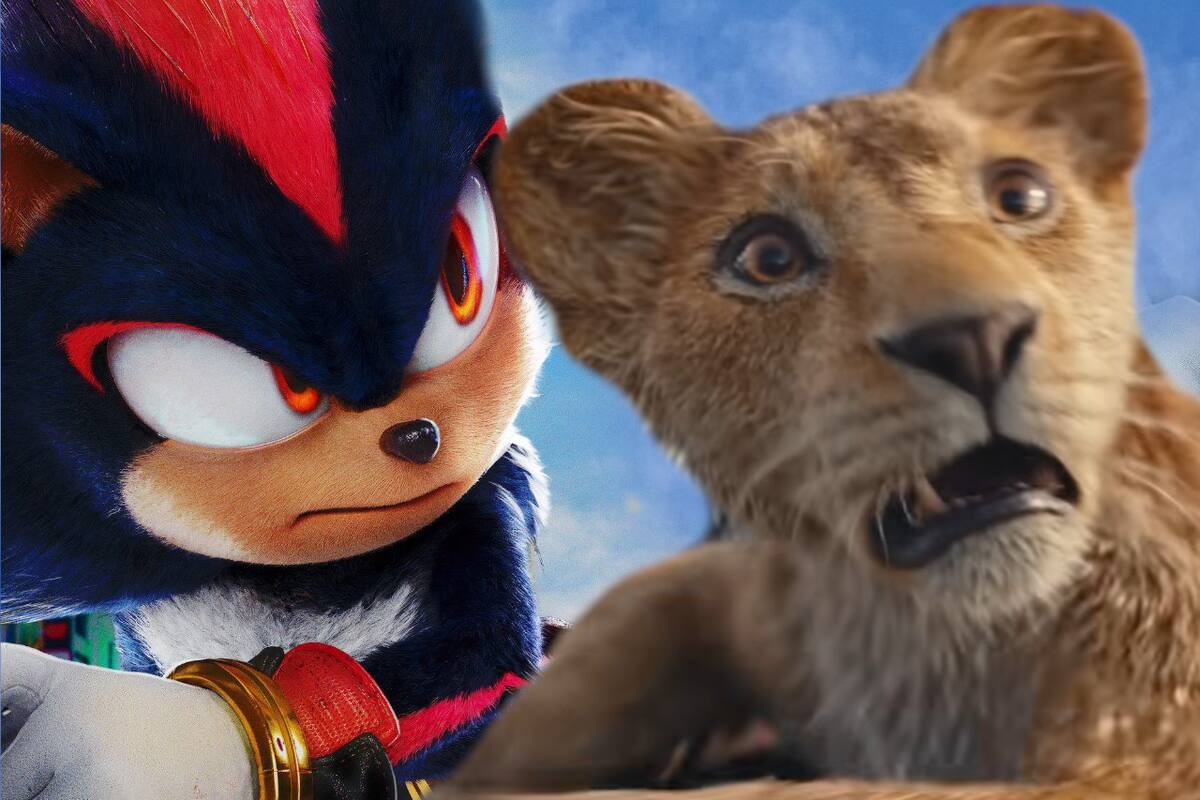 Sonic 3: La película aplasta a Mufasa: El Rey León en su semana de estreno