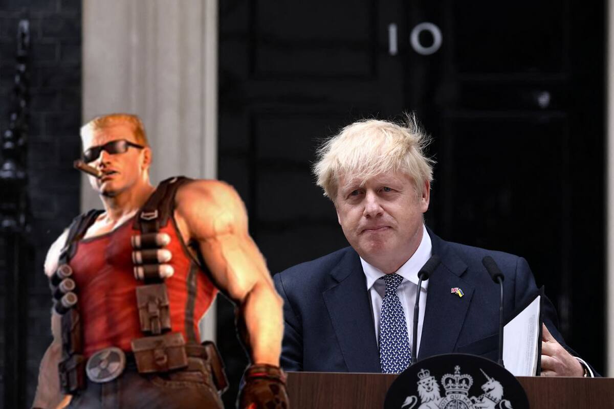 Fan representa la crisis de Reino Unido en un nivel de Duke Nukem