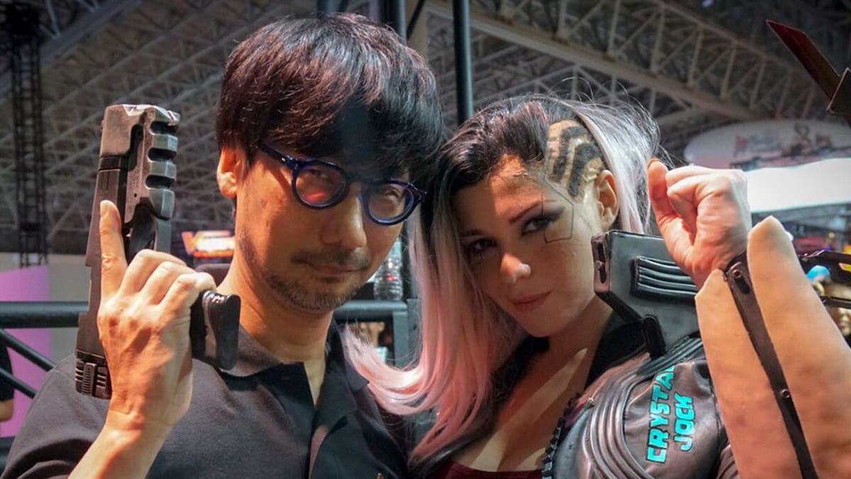 El estudio polaco compartió una fantástica ilustración de Kojima al estilo Cyberpunk 2077