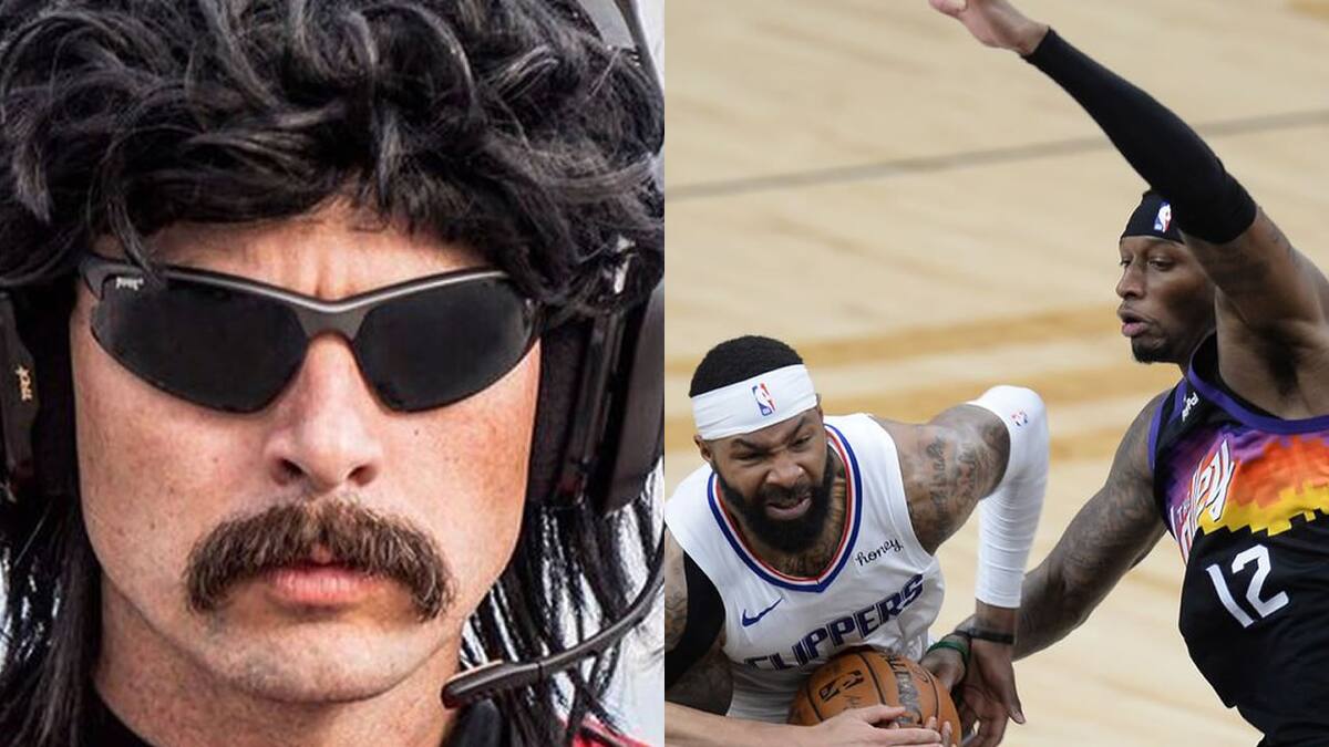 El famoso streamer asistió al encuentro de Playoffs entre los Suns y los Clippers