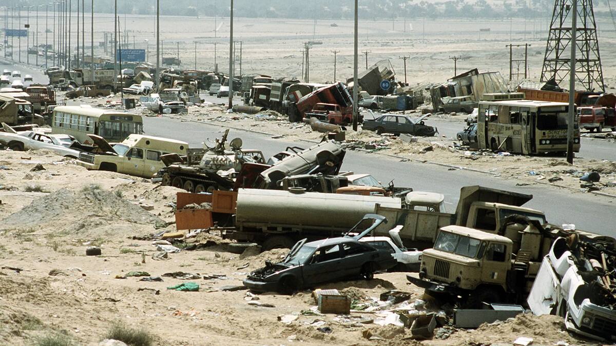 El FPS responsabiliza a los rusos por ataque de la Autopista de la Muerte en la Guerra del Golfo