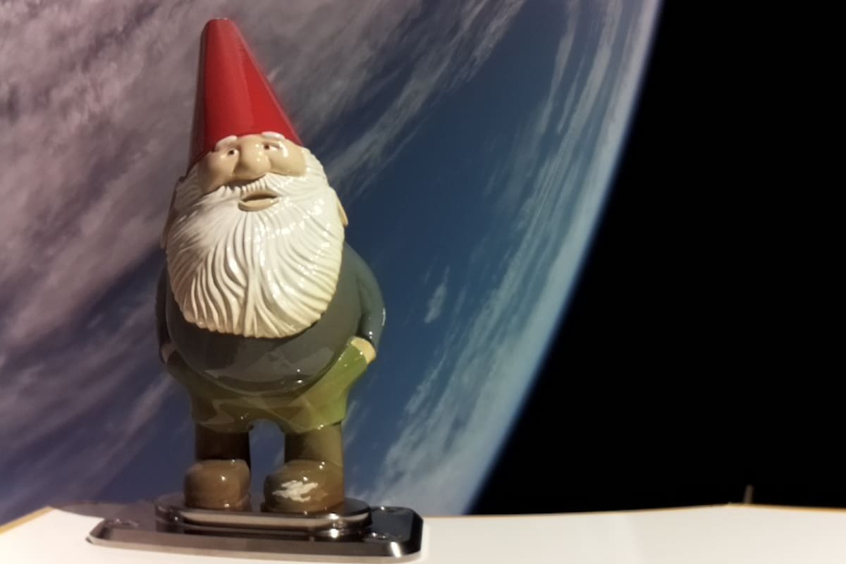 ¡Misión cumplida! El gnomo de Gabe Newell llegó exitosamente al espacio