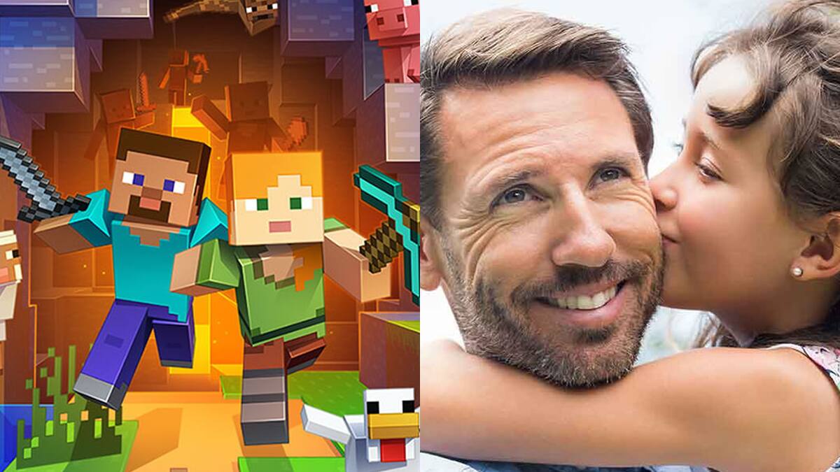 El gamer tiene 40 años y quiere ser parte de la experiencia de juego con su pequeña