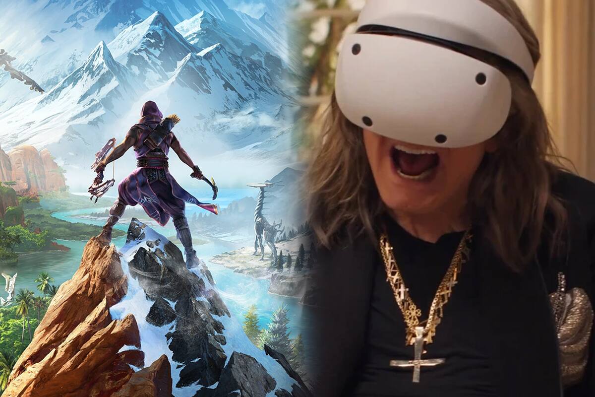 Ozzy Osbourne disfruta Horizon Call of the Mountain en comercial de PS VR2