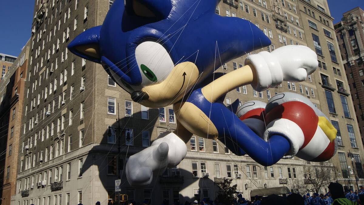 El globo del erizo azul protagonizó momentos bochornosos en la década de los 90