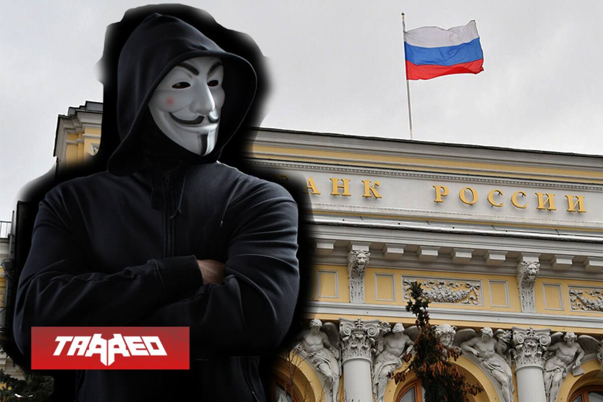 Anonymous asegura haber hackeado el Banco Central de Rusia y que publicará 35 mil archivos secretos en las próximas horas