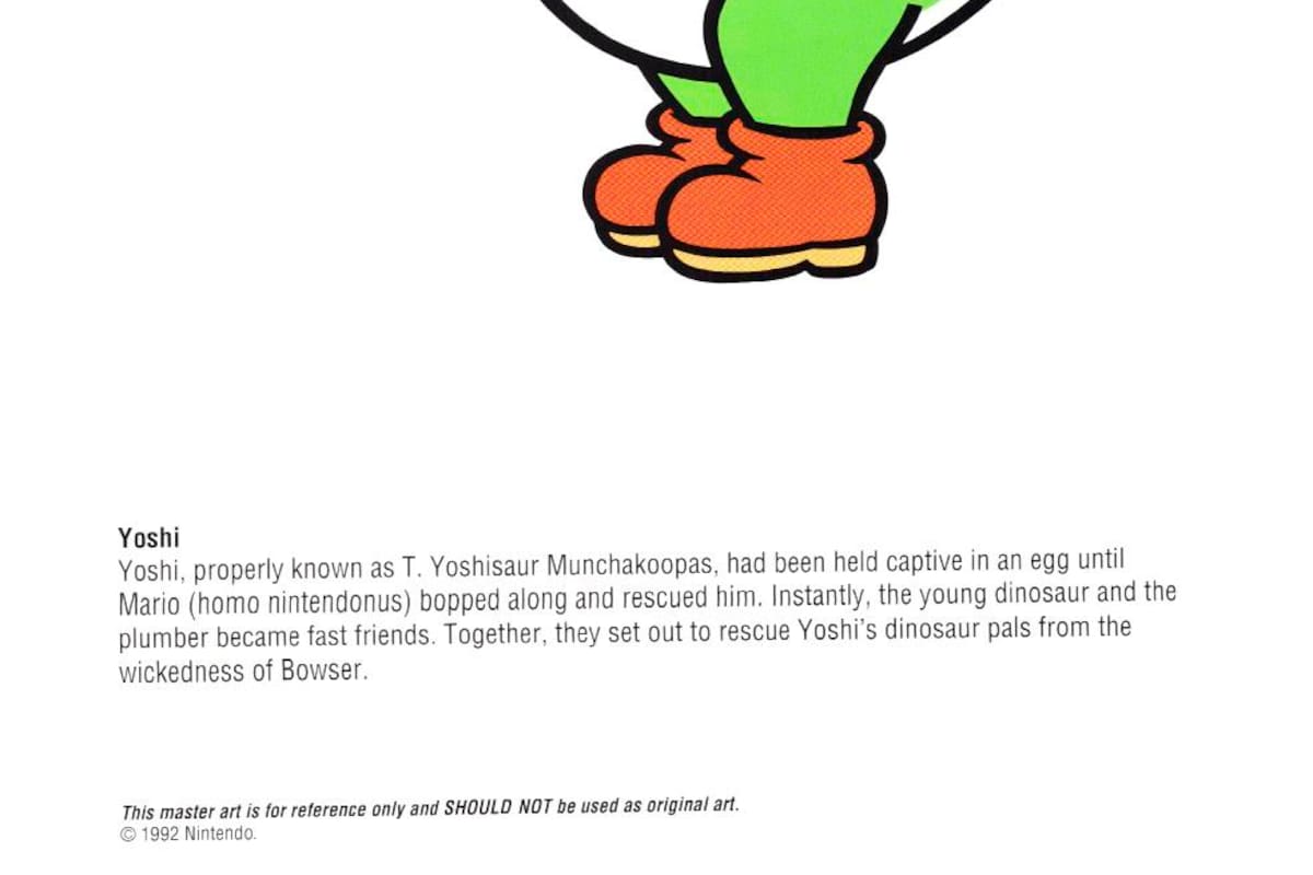 Escritor revela el nombre completo de Yoshi