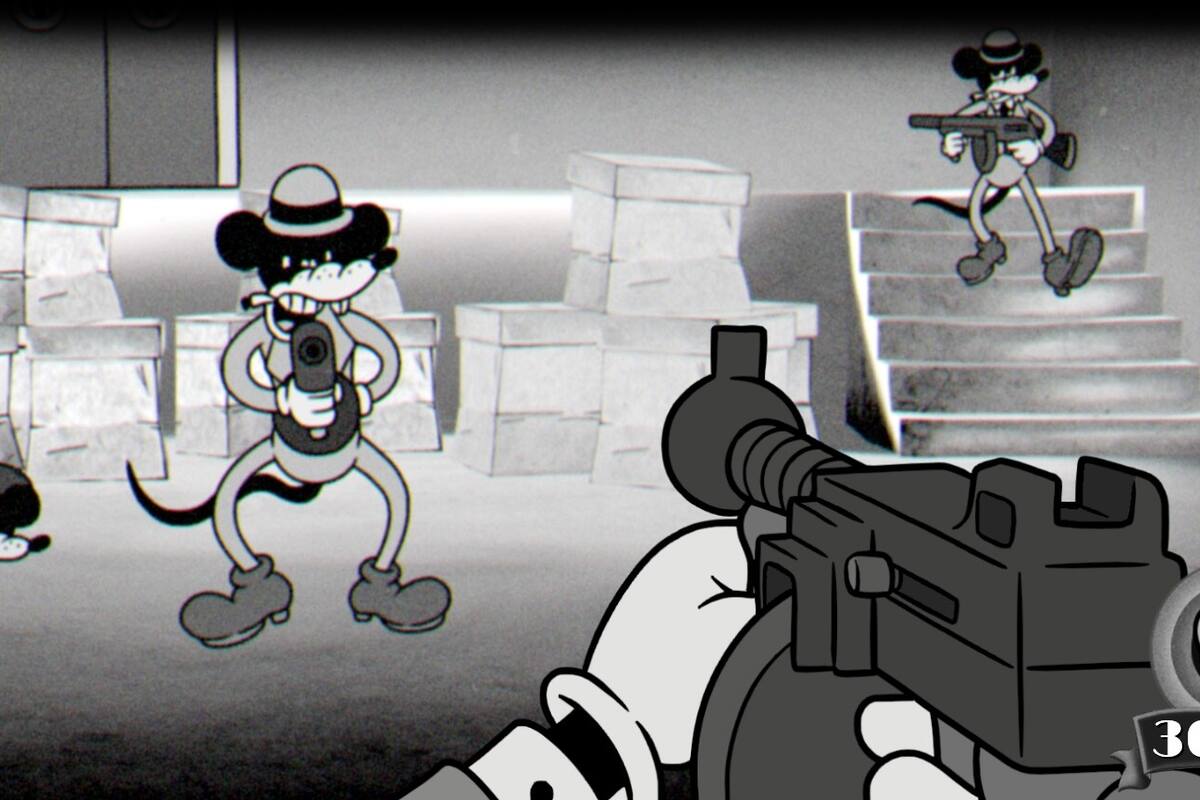 El Mickey Mouse clásico llega a DOOM en este FPS retro que tiene alma de Cuphead
