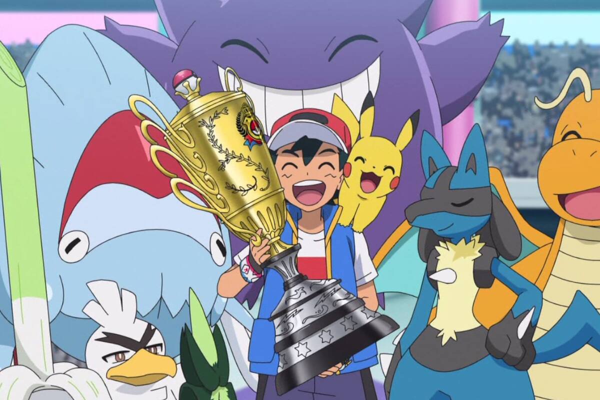 Luego de 25 años, Ash Ketchum se convierte en el mejor Entrenador Pokémon