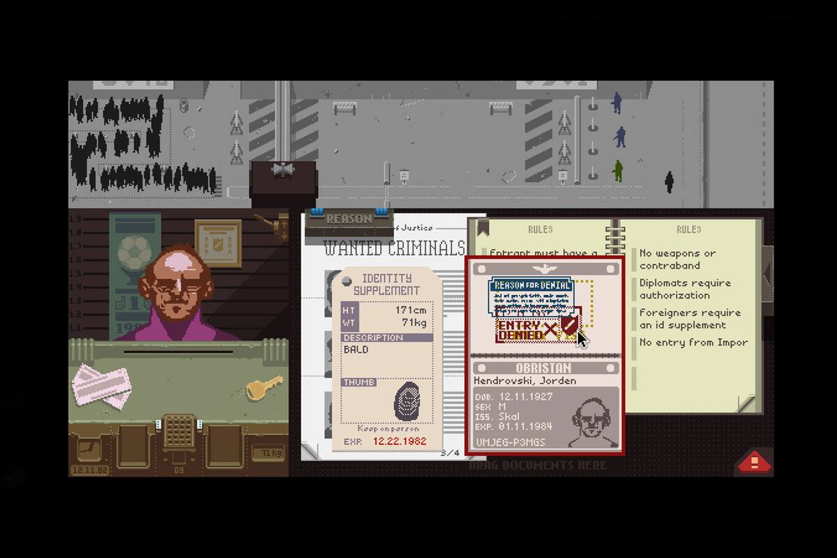 Papers, Please llegará mañana a iPad