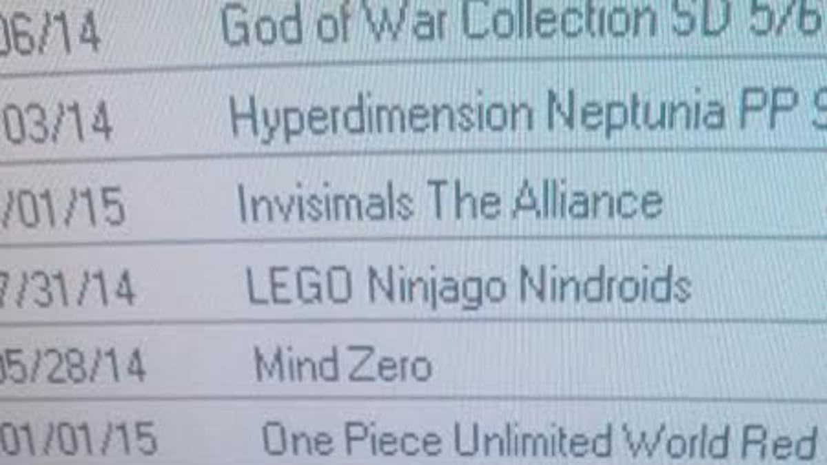 El juego aparece listado en página de GameStop