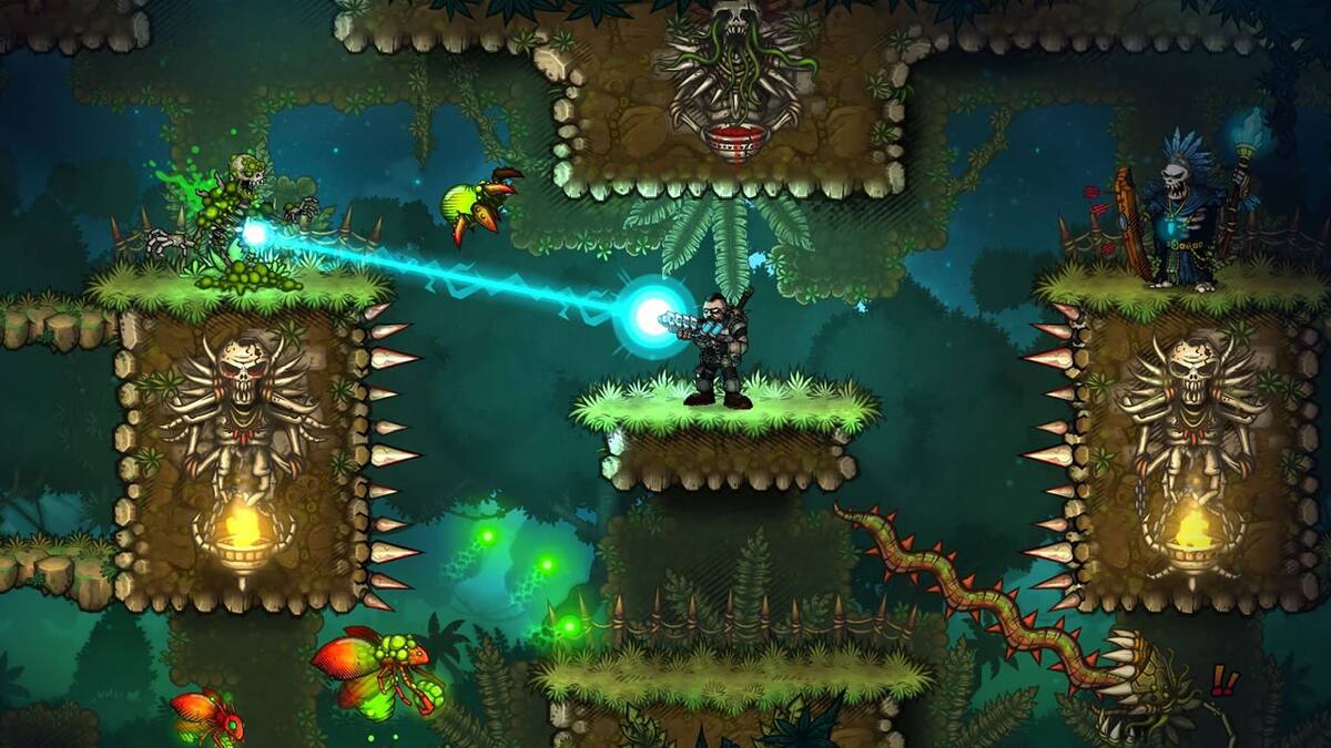 El juego de Awesome Games Studio mezcla elementos de plataformas, roguelite y sistema cooperativo