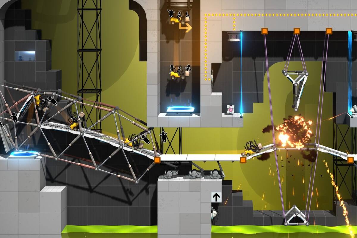 Bridge Constructor Portal respetará la historia de Portal