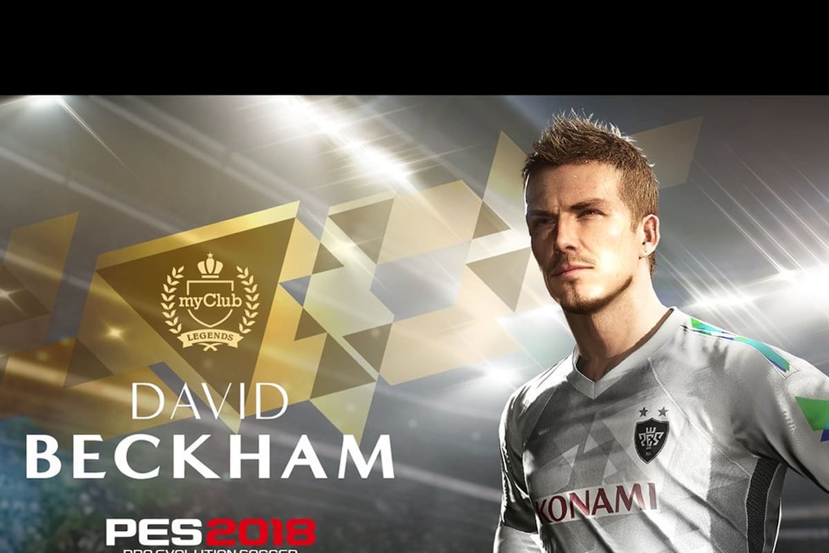 David Beckham llegará en el próximo update para PES 2018