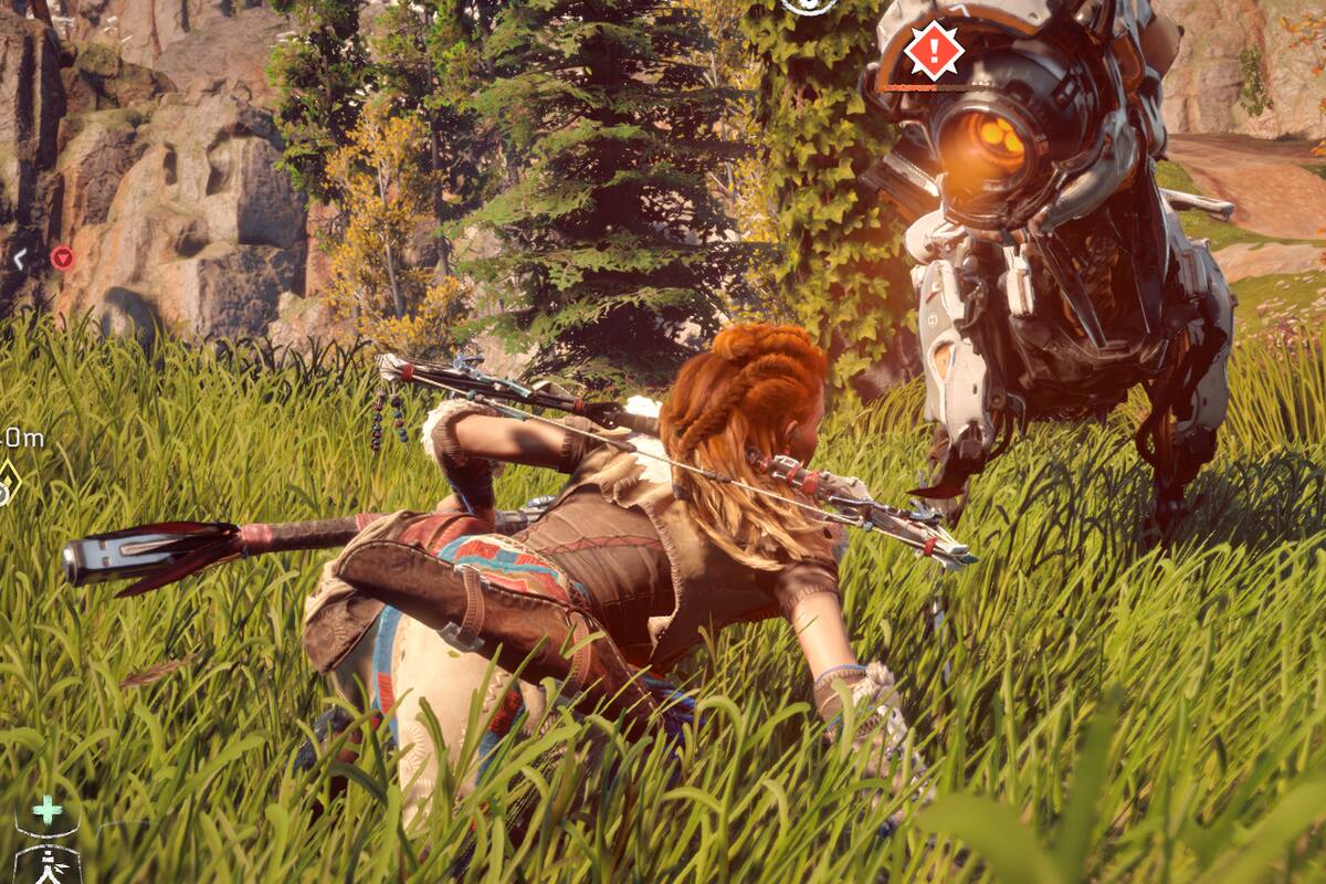 Mira gameplay de Horizon: Zero Dawn en PlayStation 4 Pro