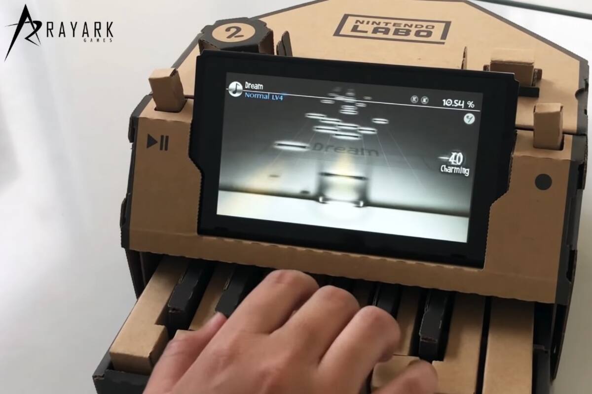 DEEMO presenta prototipo en Nintendo Switch con piano de Labo
