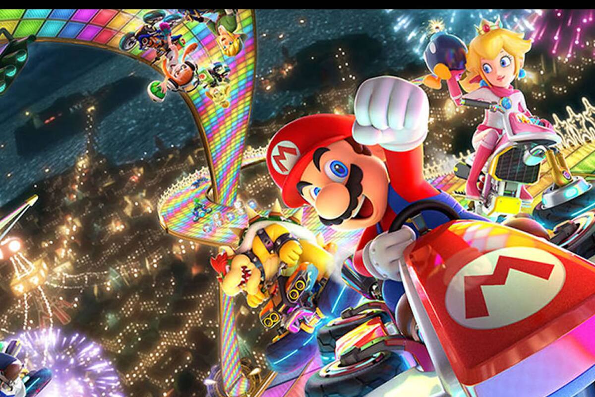 Mario Kart 8 Deluxe se lleva la bandera a cuadros en Reino Unido