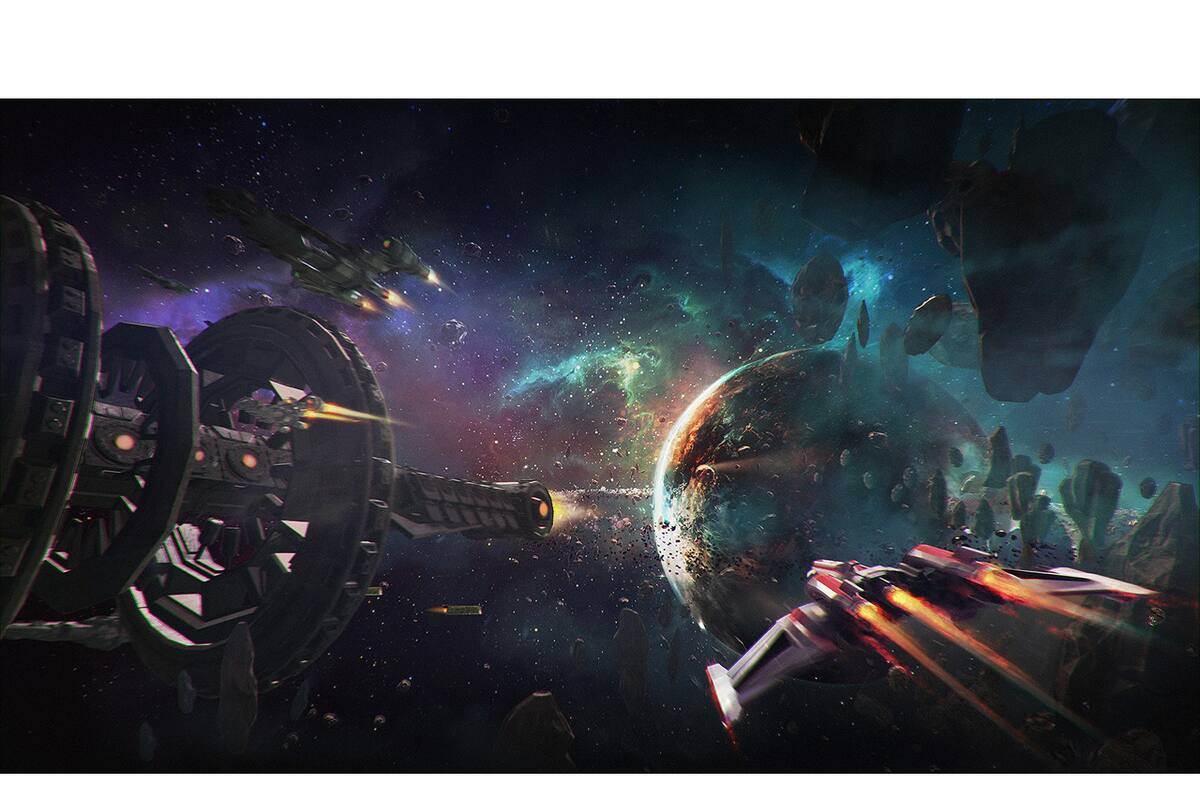 Sobrevivirás a un conflicto espacial en Redout: Space Assault